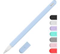 YINVA Funda compatible con Apple Pencil de 2ª generación, accesorios compatibles con iPad Pencil de 2ª generación con punta (azul)
