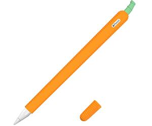 YINVA Funda compatible con Apple Pencil de 2ª generación, linda funda de agarre de maíz compatible con iPad Pencil 2 Gen con tapa protectora (dorada)