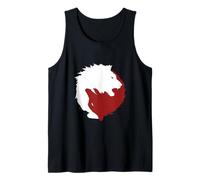 Yinyang, filosofía China, Lobo Rojo y Blanco Camiseta sin Mangas