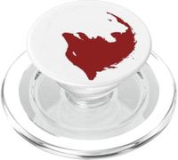 Yinyang, filosofía China, Lobo Rojo y Blanco PopSockets PopGrip para MagSafe
