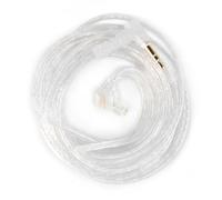 Yinyoo Cable OFC de 200 cm, chapado en plata, 0,75 mm, con cancelación de ruido, para auriculares KZ ZST/ZSTX/AS10/CCZ Melody/Coffee Bean/KBEAR KS1/KS2/Lark/Robin sin micrófono