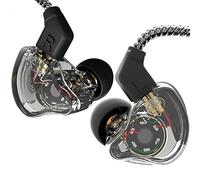 Yinyoo CCZ Melody Auriculares con Cable In Ear Monitors 1DD 1BA IEM HiFi con Graves Profundos Diseño Patentado de Las Alas Auriculares Cable 4N OFC para Músicos/Cantantes/Escenarios