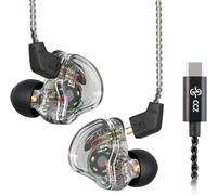 Yinyoo CCZ Melody Auriculares USB C 1DD+1BA Auriculares con Cable Tipo C IEM HiFi con Graves Profundos para Samsung S23/S22/S21/S20/Huawei P50/P40/P30 Pro/P30/Google Pixel