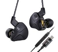 Yinyoo CCZ Sonata DC03 - Auriculares USB-C IEM, Controlador dinámico magnético de 10 mm, Alta fidelidad para Juegos y Deportes, Regalo para PC, audiófilo y Cantante (Negro)