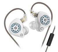 Yinyoo KBEAR BK1 - Auriculares para videojuegos con micrófono, 10 mm Dynamic Driver Gaming, auriculares para jugadores FPS, cable OFC 5N, conector jack de 3,5 mm, compatible con PC, Xbox, PS5, Switch