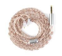 Yinyoo KBEAR Glitter IEM - Cable de repuesto para auriculares Bsinger/Shure AONIC215/Westone ProX20/X50 (MMCX, conector de 4,4 mm, marrón)