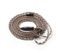 Yinyoo KBEAR KBX4905 Cable para auriculares, 0,78 mm, 2 pines 0,1 pulgadas (2,5 mm), cobre monocristalino mixto y hilo de lámina plateada, cable de actualización de 8 núcleos, NRA/C12/ARIA/KATO