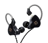 Yinyoo KBEAR KS1 - Auriculares con Cable, 1DD con Graves Profundos con cancelación de Ruido en la Oreja Ganchos para la Oreja para computadora portátil con teléfono Android (con micrófono, Negro)…