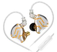 Yinyoo KZ ZS10 Pro Auriculares con Cable 4BA 1DD, IEM HiFi para Gaming, Auriculares in Ear con Micrófono, Cubierta de Aleación de Aluminio en Oído, Cable de 2 Pines Jack 3,5 mm