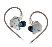 Yinyoo KZ ZSN Pro Auriculares intraurales In-Ear HiFi Aislamiento de Ruido en el in Ear Monitor de oído de Graves Armadura equilibrada híbrida 1DD 1BA Cable Desmontable de 3.5 mm (Azul sin micrófono)