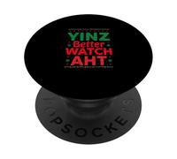 Yinz Better Watch AHT Philadelphia Christmas Funny Yinzer PopSockets PopGrip Adhesivo
