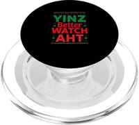 Yinz Better Watch AHT Philadelphia Christmas Funny Yinzer PopSockets PopGrip para MagSafe