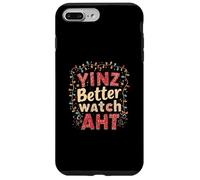 Yinz Better Watch AHT Philadelphia Funny Christmas Yinzer Carcasa para iPhone 7 Plus/8 Plus