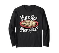 Yinz Got Pierogies Pittsburgh Polaco Inmigrante Orgullo Polonia Manga Larga
