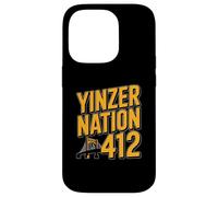 Yinzer Nation 412 Pittsburgh Steel City Pennsylvania Pride Carcasa para iPhone 14 Pro