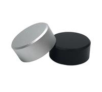 YINZHD 1 potenciómetro de aleación aluminio 28 x 12 pulgadas, control volumen, interruptor audio, tapa for eje D/flor 6 mm(Black Flower Shaft)