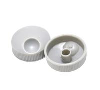 YINZHD 2 tapas de plástico for perillas interruptor banda codificador potenciómetro 32 x 14 mm, tapa ajuste del orificio eje la flor 6