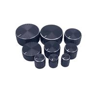 YINZHD Perilla de teclado aleación aluminio, perilla potenciómetro, tapa control volumen, interruptor rotación for orificio 6 mm, eje D(26X17mm (DH))