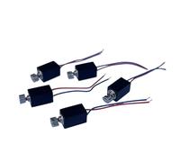 YINZHD Vibrador con motor de vibración de 4 x 8 mm y 3,7 V CC for gamepad, cilíndrico, sin núcleo, de 4,2 V, con cable, for teléfono móvil.(5PCS Vibration Motor)
