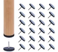 Yiodauh 20 protectores para patas de muebles, protectores de suelo para suelos de madera dura, para sofá, cama, silla, sofá, tocador, mesa (20 unidades de diámetro de 25 mm)