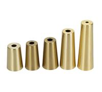 Yiodauh 8 patas de hierro para muebles, fundas para patas de muebles, estilo chino, muebles cónicos, patas de mesa de madera maciza, decoración del hogar, protección de seguridad para sofá, cama