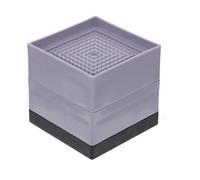 Yiodauh 8 patas de muebles para suelo, accesorio para elevar muebles, mesa de escritorio, pie de cama para sofá, cama, silla, sofá, aparador, mesa (8 unidades, gris, 8 x 8 x 8 cm)