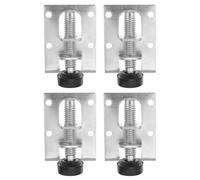 Yiodauh Patas para muebles, 12 piezas, armario con patas ajustables para muebles, silla, cama, soporte de madera, banco de trabajo, nivelador, accesorios de nivelación para sofá, cama, silla, sofá