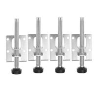 Yiodauh Patas para muebles, 12 piezas, armario con patas ajustables para muebles, silla, cama, soporte de madera, banco de trabajo, nivelador, accesorios de nivelación para sofá, cama, silla, sofá