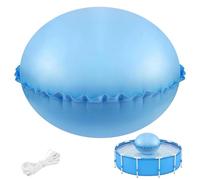 Yiohejy Almohada de piscina - Almohada de cubierta de piscina con cuerda - Cojín inflable flotante para invierno, natación, jacuzzi al aire libre e interior