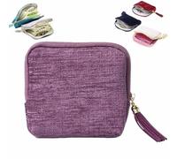 yiokeo Jewelry Zippered Pocket CaseTravel Jewelry Bag Portable Organizer, Velvet Jewelry Organizer Storage Bag with Zipper & Tassel, Soft Flannel Lined Pouch for Bracelet Rings Earring (1PC-D)
