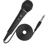 YIOWNER Micrófono con Cable, micrófono de Karaoke, micrófono de Mano para Cantar, micrófono de Karaoke con Cable de 2,5 m, micrófono dinámico Vocal para Altavoz, Amplificador, Mezclador, DVD