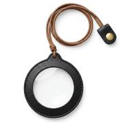 YIPFEN 1 lupa alta ampliación compacta y ajustable con funda protectora de cuero, led para manualidades y trabajos de cerca, cuello de cisne flexible, HD grande para libros, costura y mayores(negro)