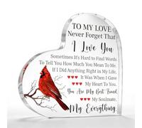 YIPFEN 1 Placa Acrílica San Valentin Regalos Mujer Hombre,Regalo Aniversario Pareja - Te amo. Regalo Pareja,Regalo Mujer Hombre Novia Novio Enamorados