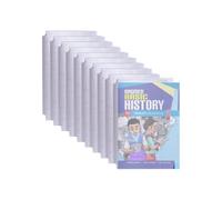 YIPFEN 10 Fundas de Libros Adhesivas Transparentes, Tamaño M 16K, Cinta Autoadhesiva sin Burbujas para Proteger Cuadernos Escolares del Agua