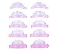 YIPFEN 10 Piezas Set de Lifting de Pestañas Autoadhesivo Almohadillas de Silicona Semipermanente para Rizar Pestañas Reutilizable Rizador de Pestañas para Todas las Formas de Ojos (5 Tamaños)