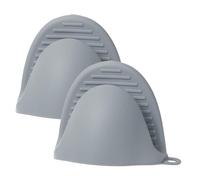 YIPFEN 2 pcs Guantes de Silicona y Manoplas para Horno - Resistentes al Calor hasta 230 °C - Antideslizantes, Impermeables, Aptos para Alimentos - Hornear Asar con Protección para Rejilla
