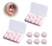 YIPFEN 24 Pares de Tapones para los oídos Impermeables, protección auditiva para Dormir, protección contra Cerumen