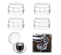 YIPFEN 4 PCS Perillas de Seguridad para Estufa, Protección Infantil para Hornos y Cocinas (Ø 4,2 cm, 4 cm de Altura)