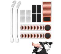 YIPFEN 66 piezas Kit Reparación Bicicleta - Completo para resolver cualquier avería, Repara pinchazos al instante en BTT, Carretera, E-Bike, Trekking