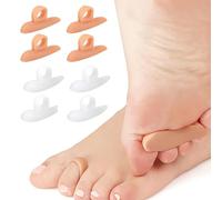YIPFEN 8 piezas corrector dedo martillo, silicona dedo martillo corrector, almohadillas para pies, para reducir el dolor y la fricción, separador de dedos de silicona, correctores de dedos del pie