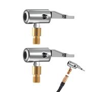 YIPFEN Adaptador Inflador Neumáticos 8mm (2 Piezas) con Conector de Palanca para Coche y Bici - Conexión Rápida y Sin Fugas