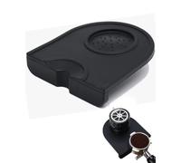 YIPFEN Alfombrilla Tamper de Café 1 Ud. pequeña negra de silicona, antideslizante para protección de encimera y prensado barista profesional.