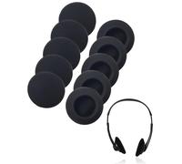 YIPFEN Almohadillas de Espuma para Auriculares, 10 uds 30mm - Repuesto premium para confort, protección y sonido óptimo.