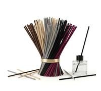 YIPFEN Ambientador, 60 piezas, de fibra para aceites esenciales, Barras de fragancia, Palos Difusores de Ratan, Varillas vacías aromáticas, Hogar Oficina Hotel SPA (20 cm x 3 mm) (Cinco colores)