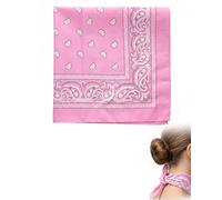 YIPFEN Bandana Rosa 100% Algodón Unisex 1 Ud. Suave, Transpirable y Multiusos para Pelo, Cabeza, Cuello. Accesorio Ideal para Deporte o Estilo Diario.