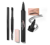 YIPFEN Bolígrafo de cejas natural Microblading, 1 unidad, fácil de colorear, de larga duración, secado rápido, relleno de contorno natural,lápiz de cejas (Marrón oscuro)
