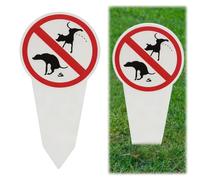 YIPFEN Cartel de Advertencia Prohibido Pasear Perros 1 Unidad, 30x20 cm Metal Duradero, Señal Exterior Alta Visibilidad para Jardín y Propiedad Privada Limpia.