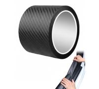 YIPFEN Cinta Vinilo Fibra de Carbono | 1 Rollo Autoadhesivo Premium | Protector Anti-Golpes para Parachoques y Puertas | Evita Arañazos Diarios sin Dañar la Pintura Original