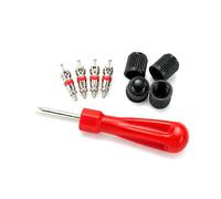 YIPFEN Kit Herramientas Válvulas Neumáticos, 9 Piezas Plástico. Universal para Coche, Moto, Bici, Camión. Extractor Núcleo Válvula: Reparación y Sustitución Rápida y Precisa.