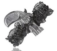 YIPFEN Liga con pistola de aspecto antiguo (1 set), revólver, steampunk, dama de salón, lejano oeste, fiesta temática, carnaval